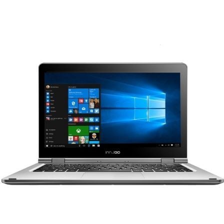 PORTATIL INNJOO FLIP Y100 SILVER - W10 - INTEL Z8350 1.44GHZ - 2GB - 32GB EMMC - 11.6"/29.46CM 1366*768 TACTIL PLEGABLE 360 - HD