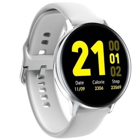 SMARTWATCH INNJOO LADY EQIS R/ NOTIFICACIONES/ FRECUENCIA CARDIACA/ PLATA