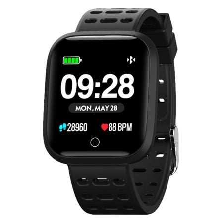 SMARTWATCH INNJOO SPORTWATCH/ NOTIFICACIONES/ FRECUENCIA CARDIACA/ NEGRO