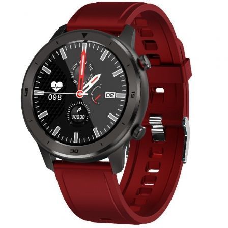 SMARTWATCH INNJOO VOOM SPORT/ NOTIFICACIONES/ FRECUENCIA CARDIACA/ ROJO