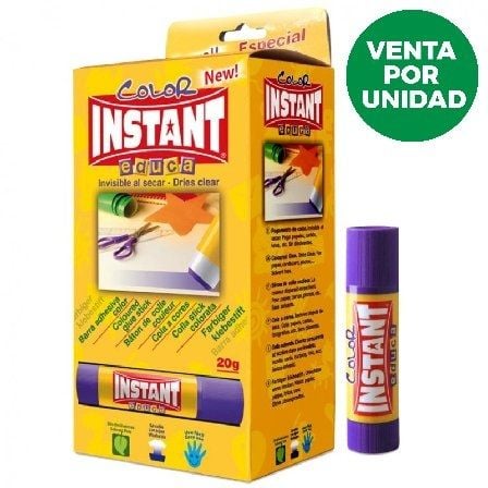 BARRA ADHESIVA INSTANT EDUCA COLOR 12361/ 20G/ 1 UNIDAD