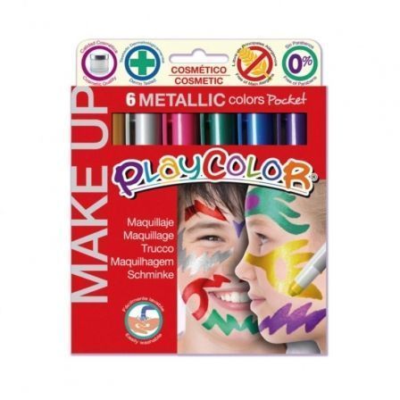 SET DE MAQUILLAJE INSTANT PLAYCOLOR MAKE UP METALLIC 01011/ 6 UNIDADES