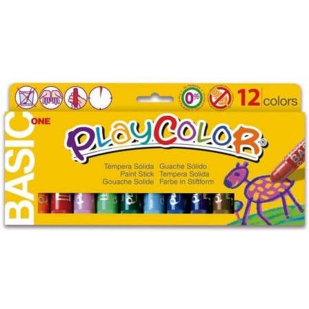 SET TEMPERAS INSTANT PLAYCOLOR BASIC ONE 10731/ 12 UNIDADES