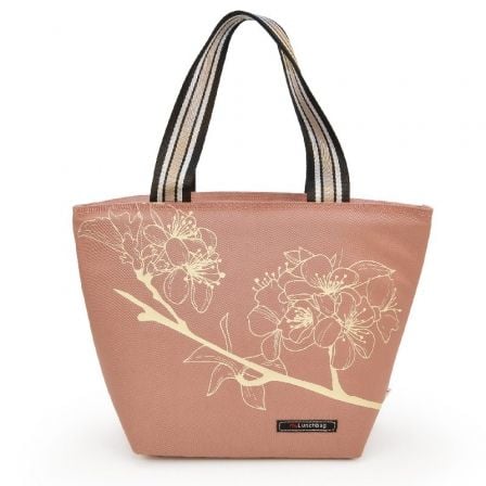 BOLSA PORTA ALIMENTOS IRIS TOTE LUNCHBAG BOTANIC ROSA/ CAPACIDAD 3.7L | Bolsas porta alimentos