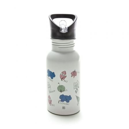 BOTELLA INFANTIL IRIS INOX SNACKRICO/ CAPACIDAD 400ML | Botellas y bidones