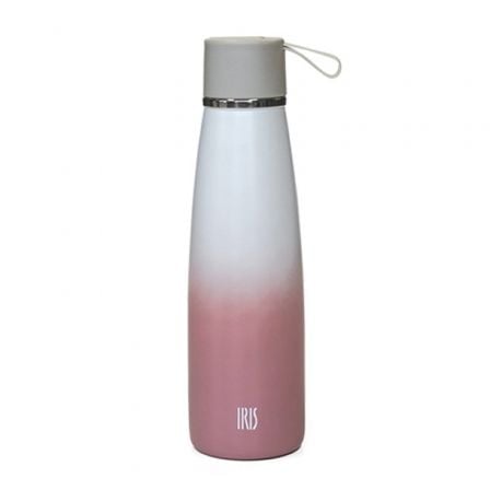 TERMO IRIS BOTELLA NATURAL ROSA 8357-IR/ CAPACIDAD 500ML/ PARA LIQUIDOS