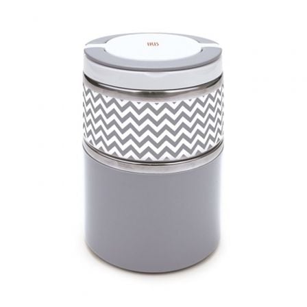 TERMO IRIS LUNCHBOX COLOURED GRIS 8343-I/ CAPACIDAD 900ML/ PARA SOLIDOS