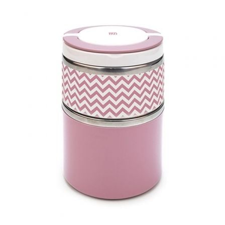 TERMO IRIS LUNCHBOX COLOURED ROSA 8340-I/ CAPACIDAD 900ML/ PARA SOLIDOS