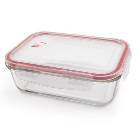 RECIPIENTE RECTANGULAR DE CRISTAL IRIS 8610-V/ CAPACIDAD 1200ML | Menaje de cocina