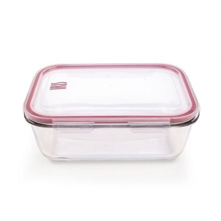 RECIPIENTE RECTANGULAR DE CRISTAL IRIS 8603-V/ CAPACIDAD 1860ML | Menaje de cocina