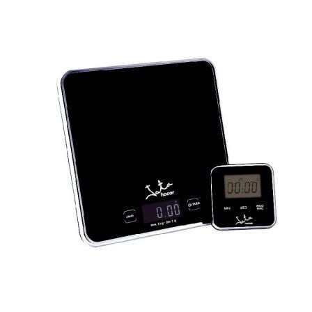 BASCULA DE COCINA ELECTRONICA JATA HOGAR BAS 730/ HASTA 5KG/ NEGRA