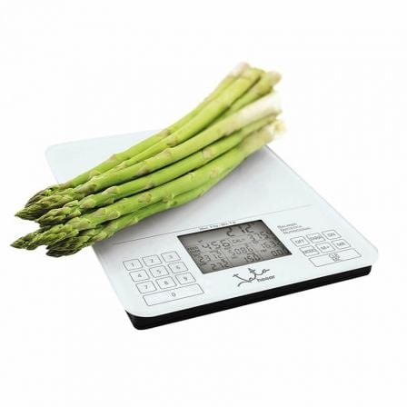 BASCULA DE COCINA ELECTRONICA JATA HOGAR 790/ HASTA 5KG/ BLANCA