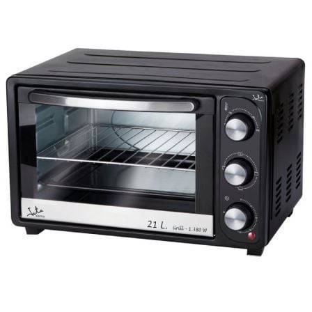 HORNO DE SOBREMESA JATA HN921/ 1380W/ CAPACIDAD 21L/ FUNCION GRILL/ NEGRO