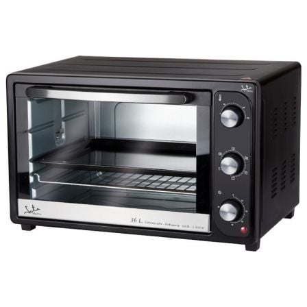 HORNO DE SOBREMESA JATA HN936/ 1500W/ CAPACIDAD 36L/ FUNCION GRILL/ NEGRO