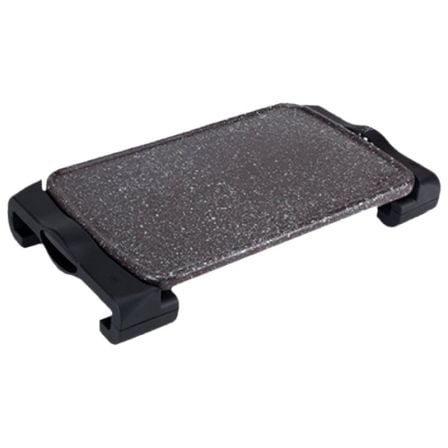 PLANCHA PARA ASAR JATA GR669 - 1600W - SUPERFICIE 460*280MM - TERRACOTA DUREZA EXTREMA - TERMOSTATO REGULABLE - ASAS TOQUE FRIO