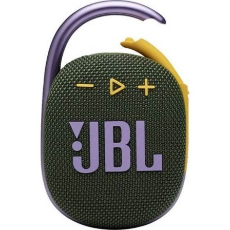 ALTAVOZ CON BLUETOOTH JBL CLIP 4/ 5W/ 1.0/ VERDE