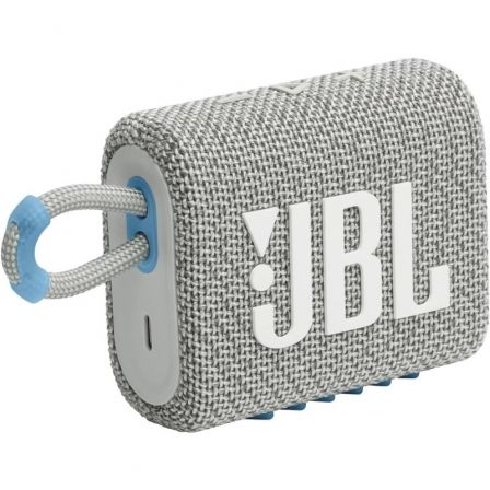 ALTAVOZ CON BLUETOOTH JBL GO 3 ECO/ 4.2W/ 1.0/ BLANCO