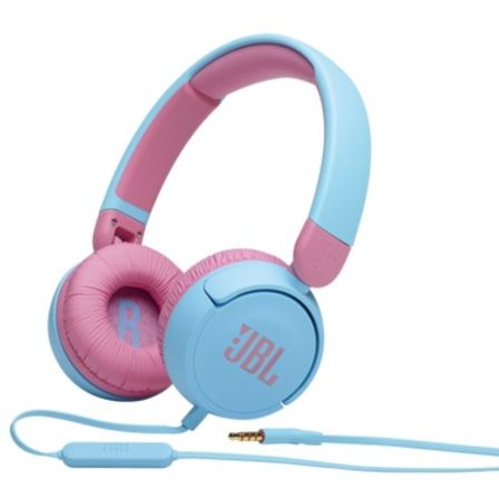 AURICULARES INFANTILES JBL JR310/ CON MICROFONO/ JACK 3.5/ AZULES Y ROSAS