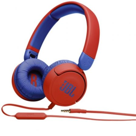 AURICULARES INFANTILES JBL JR310/ CON MICROFONO/ JACK 3.5/ ROJOS Y AZULES