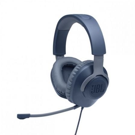 AURICULARES GAMING CON MICROFONO JBL QUANTUM 100/ JACK 3.5/ AZULES