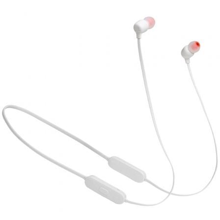 AURICULARES INALAMBRICOS INTRAUDITIVOS JBL TUNE 125BT/ CON MICROFONO/ BLUETOOTH/ BLANCOS