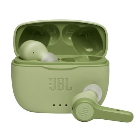 AURICULARES BLUETOOTH JBL TUNE 215 TWS CON ESTUCHE DE CARGA/ AUTONOMIA 5H/ VERDES