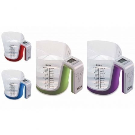 BASCULA DE COCINA CON JARRA MEDIDORA ELECTRONICA JOCCA 7127S/ HASTA 3KG/ SURTIDO