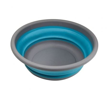 CESTA PLEGABLE DE SILICONA/ BARRENO JOCCA 3976A/ AZUL Y GRIS | Menaje de cocina