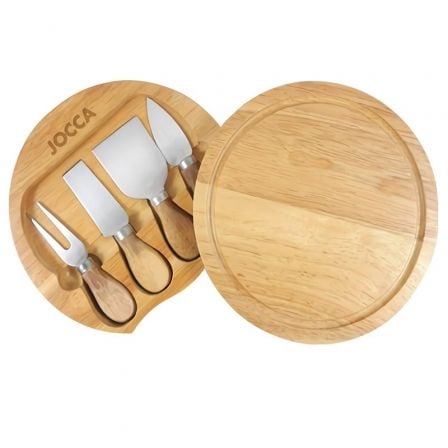 SET DE TABLA Y CUCHILLOS PARA QUESO JOCCA 5182 | Menaje de cocina