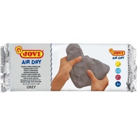 PASTA DE MODELAR DE ENDURECIMIENTO AL AIRE JOVI AIR DRY 85G / 500G/ GRIS