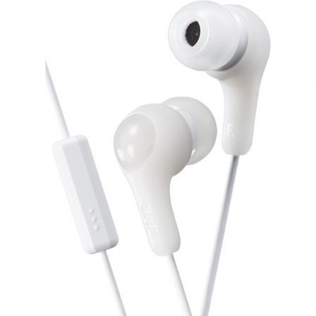 AURICULARES INTRAUDITIVOS JVC HA-FX7M/ CON MICROFONO/ JACK 3.5/ BLANCOS