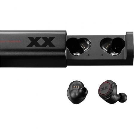 AURICULARES BLUETOOTH JVC HA-XC90T CON ESTUCHE DE CARGA/ AUTONOMIA 15H/ NEGROS