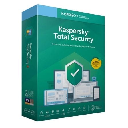 ANTIVIRUS KASPERSKY KASPERSKY TOTAL SECURITY MULTIDEVICE 2019 - 5 LICENCIAS / 1 ANO