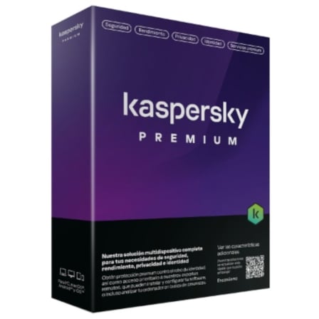 ANTIVIRUS KASPERSKY PREMIUM/ 3 DISPOSITIVOS/ 1 ANO