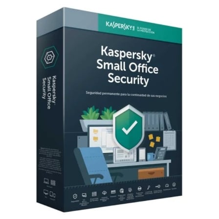 ANTIVIRUS KASPERSKY SMALL OFFICE SECURITY 7/ 5 DISPOSITIVOS + 1 SERVIDOR/ 1 ANO