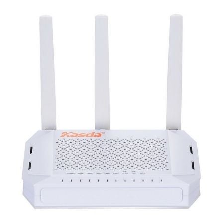 ROUTER INALAMBRICO KASDA KW6512 AC750 DUAL BAND - 2.4/5GHZ - 4* LAN 10/100 - 1* WAN - 3 ANTENAS EXTERNAS 3DBI - QOS - CONTROL PA