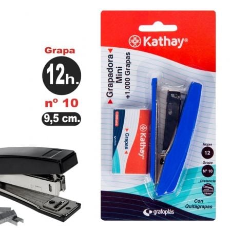 GRAPADORA KATHAY 86000199/ 12 HOJAS/ INCLUYE 1000 GRAPAS