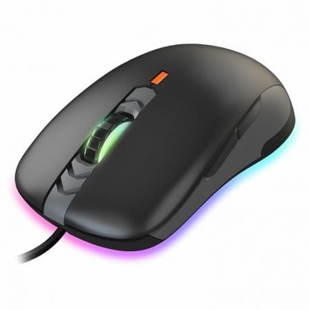 RATON GAMING KEEP OUT X5PRO - HASTA 4000DPI - 6 BOTONES - ILUMINACION LED CONFIGURABLE - ERGONOMIA AMBIDIESTRA - USB - CABLE 1.8