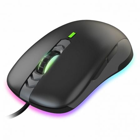 RATON GAMING KEEP OUT X9CH - SENSOR LASER - HASTA 8200DPI - 6 BOTONES - ILUMINACION LED CONFIGURABLE - ERGONOMIA AMBIDIESTRA - U