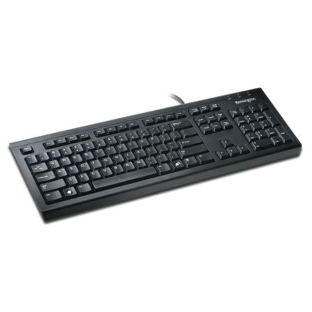 TECLADO CON CABLE KENSINGTON VALUE - USB - 150CM CABLE - COLOR NEGRO