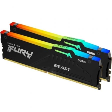 MEMORIA RAM KINGSTON FURY BEAST RGB 2 X 16GB/ DDR5/ 5600MHZ/ 1.25V/ CL36/ DIMM