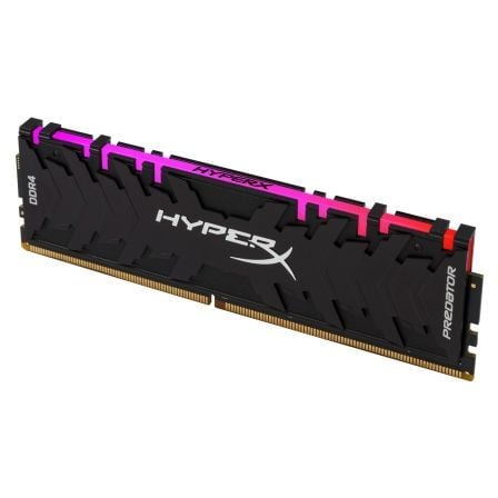 MEMORIA KINGSTON HYPERX PREDATOR RGB 8GB - DDR4-2933MHZ - 288 PIN - CL15 - EFECTOS RGB DINAMICOS - HX429C15PB3A/8