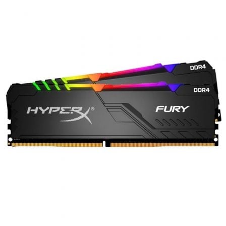 MEMORIA KINGSTON HYPERX FURY RGB KIT 32GB  (2*16GB) - DDR4 - 3200MHZ - CL16 - 1.35V