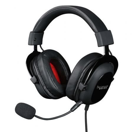 AURICULARES GAMING CON MICROFONO KONIX DRAKKAR BODHRAN/ JACK 3.5/ NEGROS