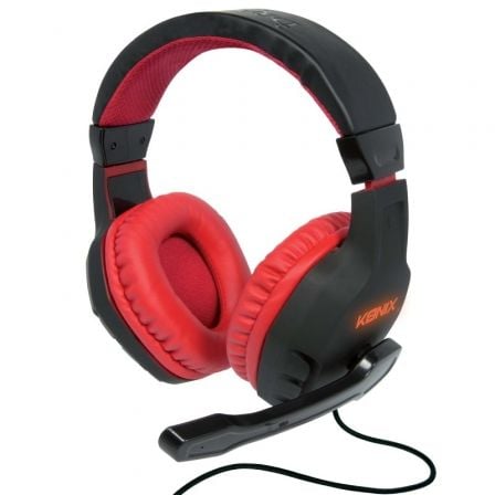 AURICULARES GAMING CON MICROFONO KONIX DRAKKAR SKALD/ JACK 3.5/ NEGROS