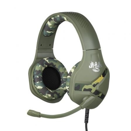 AURICULARES GAMING CON MICROFONO KONIX MYTHICS NEMESIS MULTIPLATAFORMA/ JACK 3.5/ CAMUFLAJE