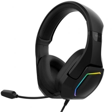 AURICULARES GAMING CON MICROFONO KROM KOPA 7.1/ USB 2.0/ NEGROS