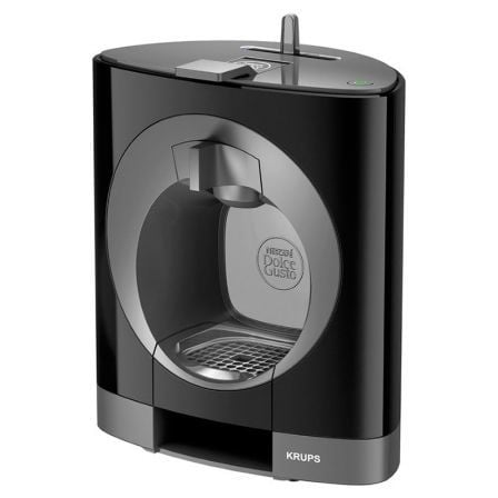 CAFETERA DOLCE GUSTO KRUPS OBLO NEGRA - 1500W - 15 BAR - DEPOSITO AGUA 0.8L - DETENCION MANUAL