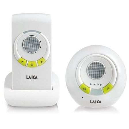 ESCUCHA BEBES LAICA BC2002 BLANCO/PISTACHO - ALCANCE 300M EXTERIOR/50M INTERIOR - USO CON CABLE Y BATERIA NIMH -  FIJACION A UN | Productos para bebe