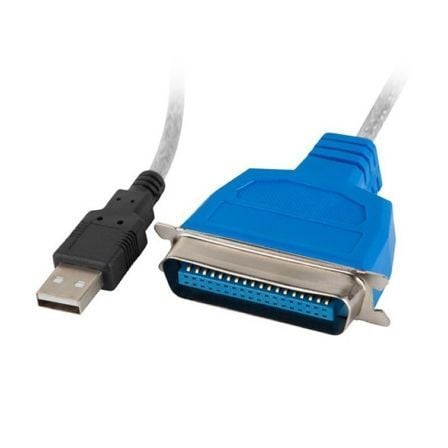 ADAPTADOR USB A LPT LANBERG AD-0028-W/ USB MACHO - LPT MACHO/ 1.8M